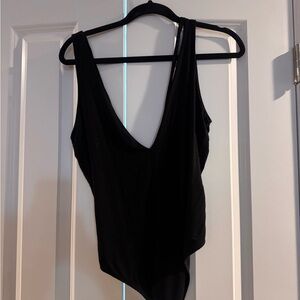 Black Sleeveless Women's Body Suit Urban Outfitters